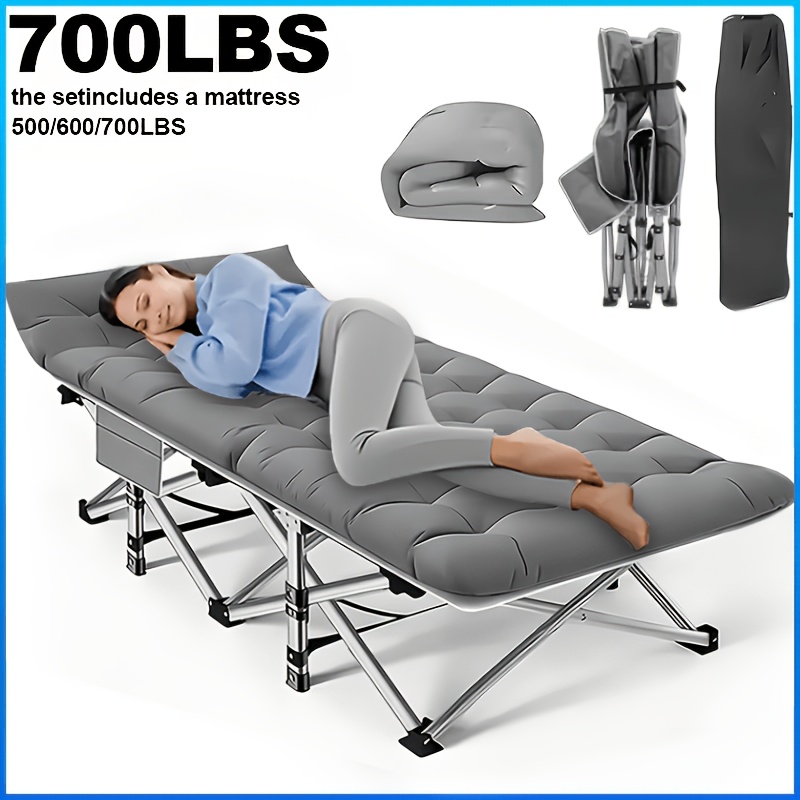 Outdoor Furniture Under $100 - 1-Piece 75-Inch Folding Bed, Camping Cot,