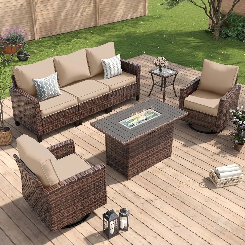 Outdoor Furniture With Fire Pit - Outdoor Patio Furniture Set with Fire