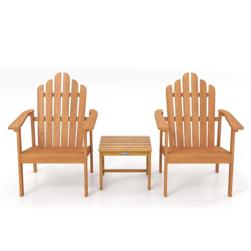 Adirondack Chair Wood - Stackable Adirondack Chair Set of 2