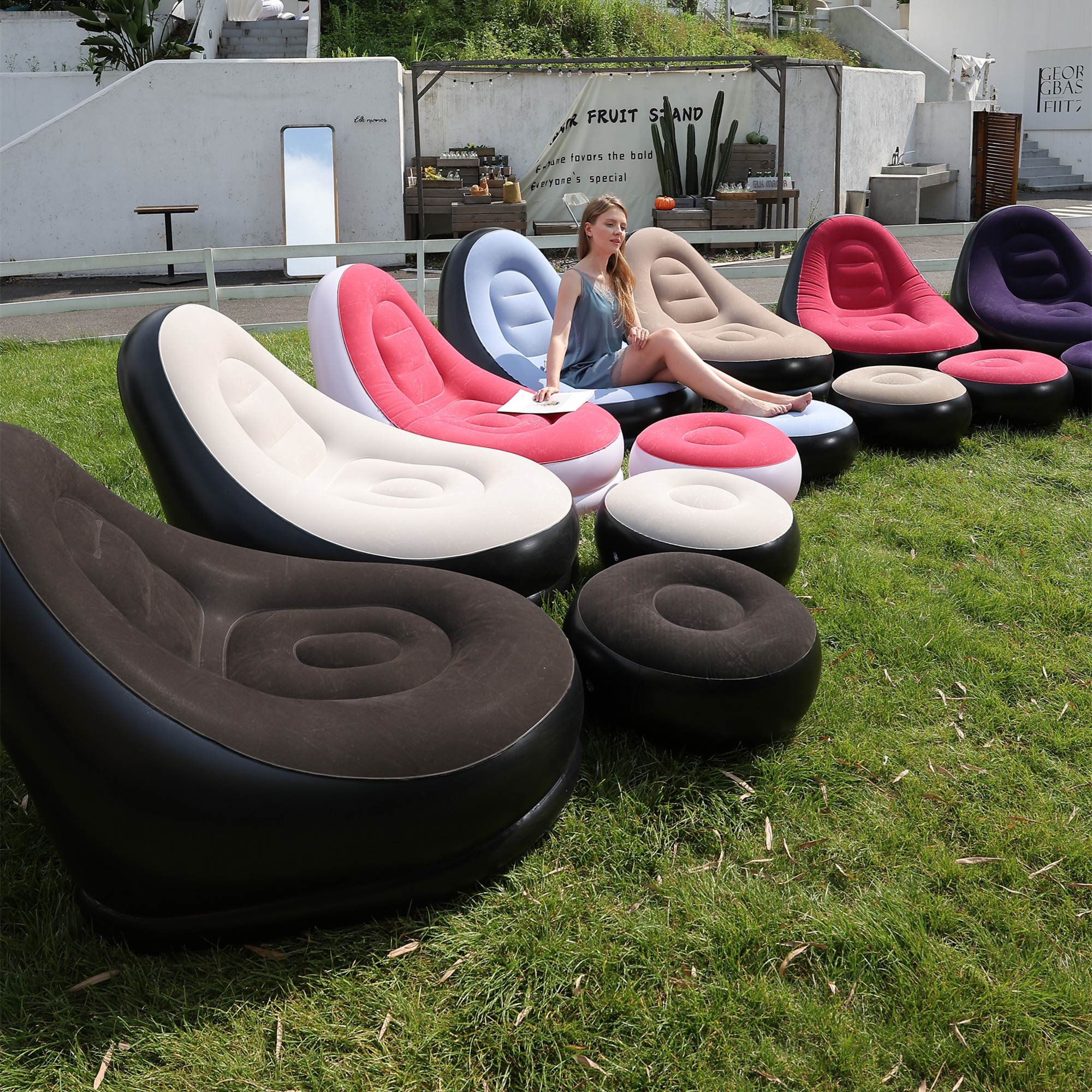 Lazy Couch Sofas Inflatable Ch - Outdoor Furniture Sale incelemesi ve fiyatı