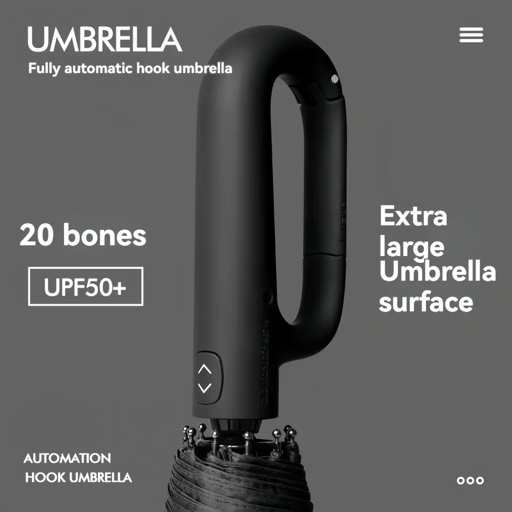 Strong Windproof Automatic Umb - Parasol Umbrella Large incelemesi ve fiyatı
