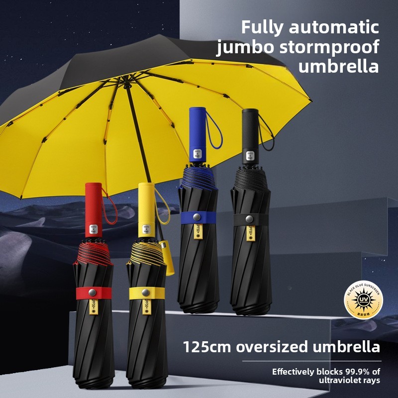 125CM Triple Fold Double Layer - Parasol Umbrella Large incelemesi ve fiyatı