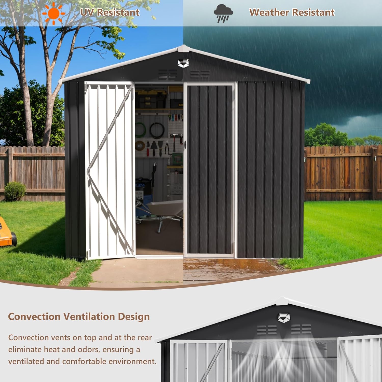 10x12 FT Metal Outdoor Storage - Outdoor Furniture Sale incelemesi ve fiyatı
