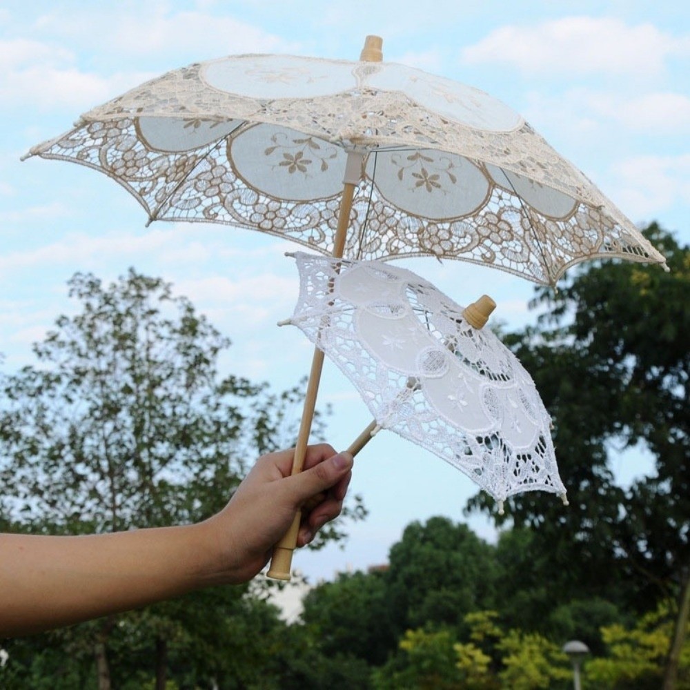 Vintage Large Lace Parasol Umb - Parasol Umbrella Large incelemesi ve fiyatı
