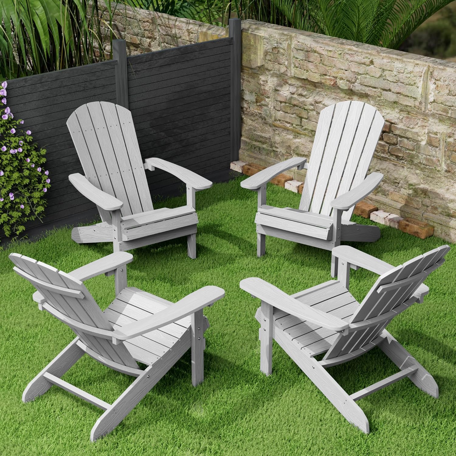 Adirondack Chairs Set of 4 Pla - Adirondack Chair Wood incelemesi ve fiyatı