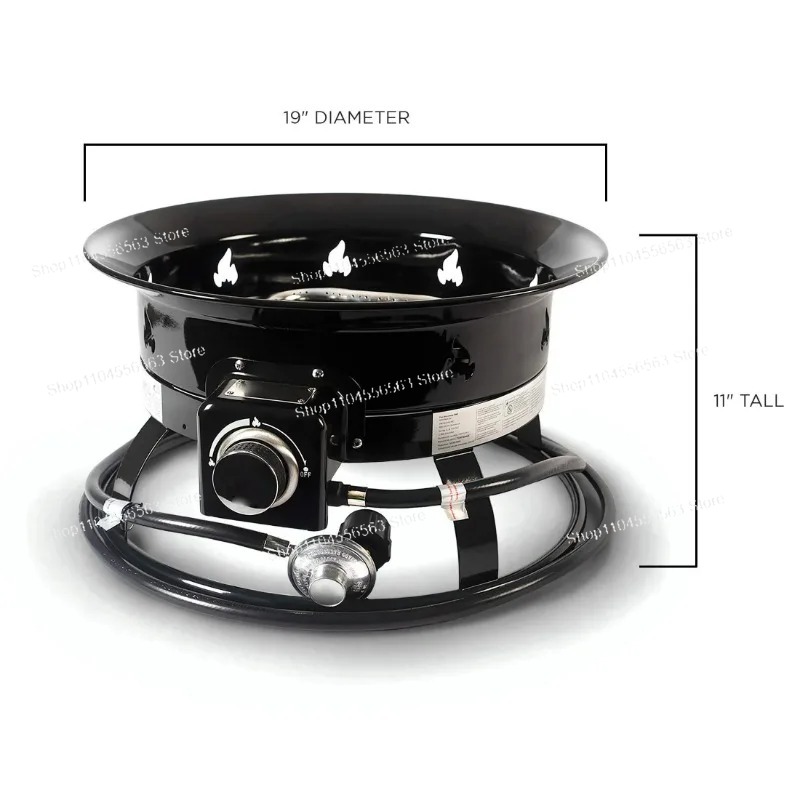 Portable Propane Fire Pit 58,0 - Outdoor Furniture With Fire Pit incelemesi ve fiyatı