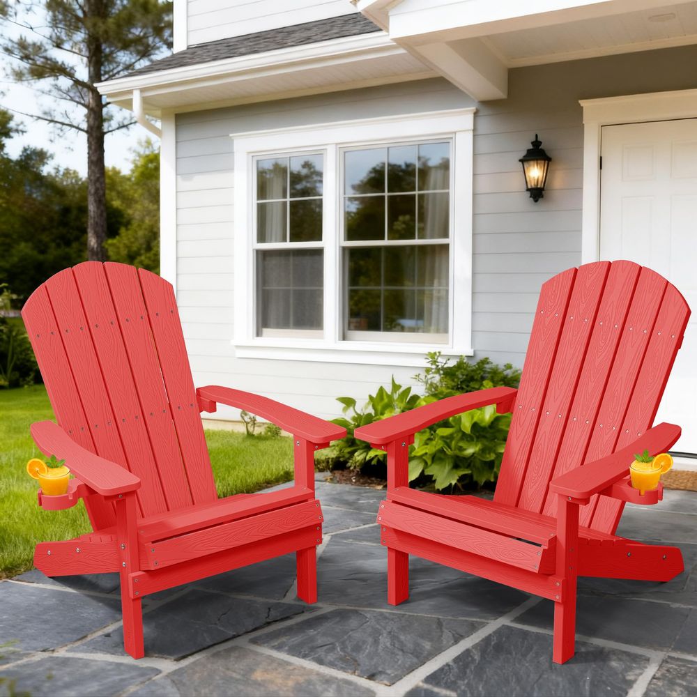 Adirondack Chairs Set of 2 Pla - Adirondack Chair Wood incelemesi ve fiyatı