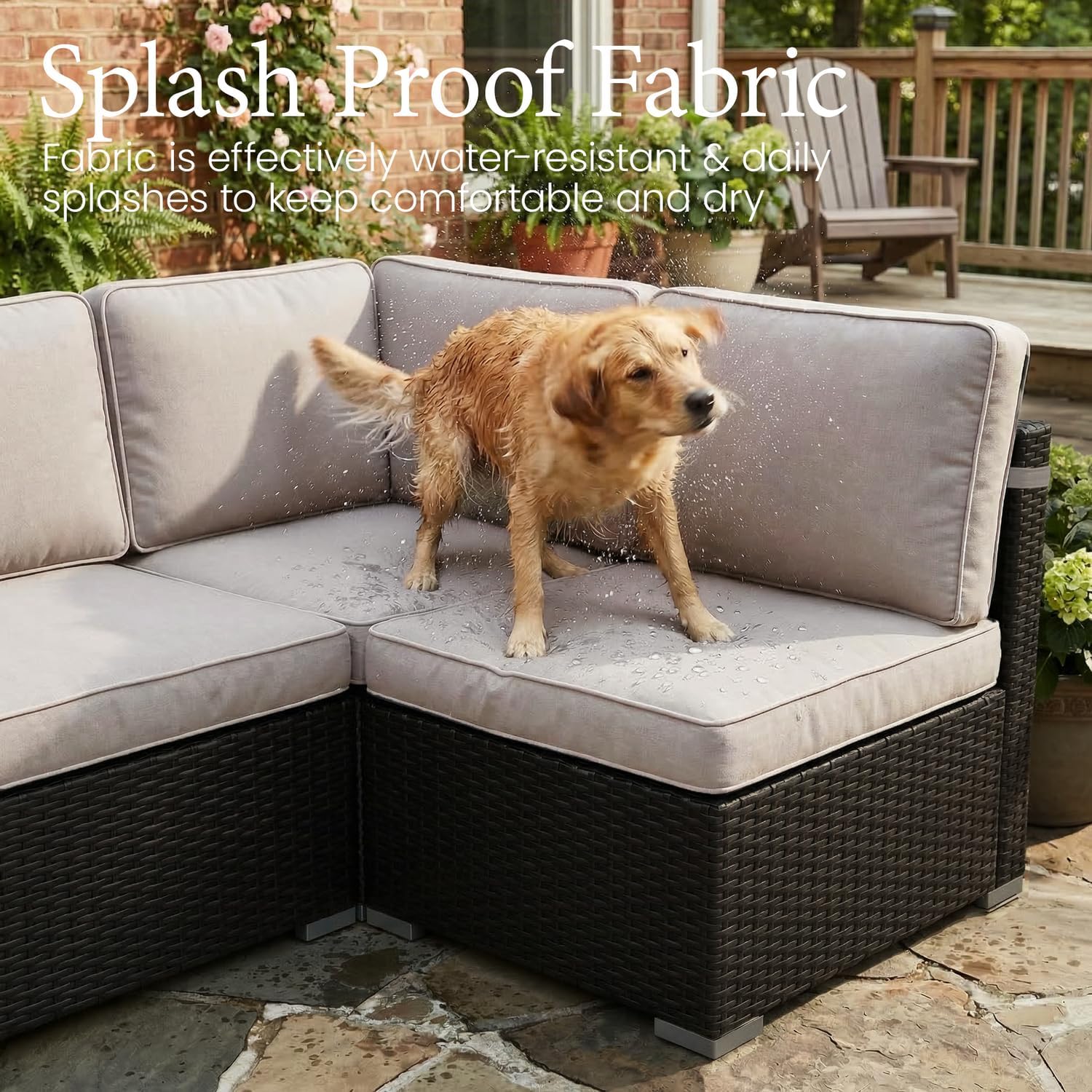 15 Piece Patio Furniture Set w - Outdoor Furniture With Fire Pit incelemesi ve fiyatı