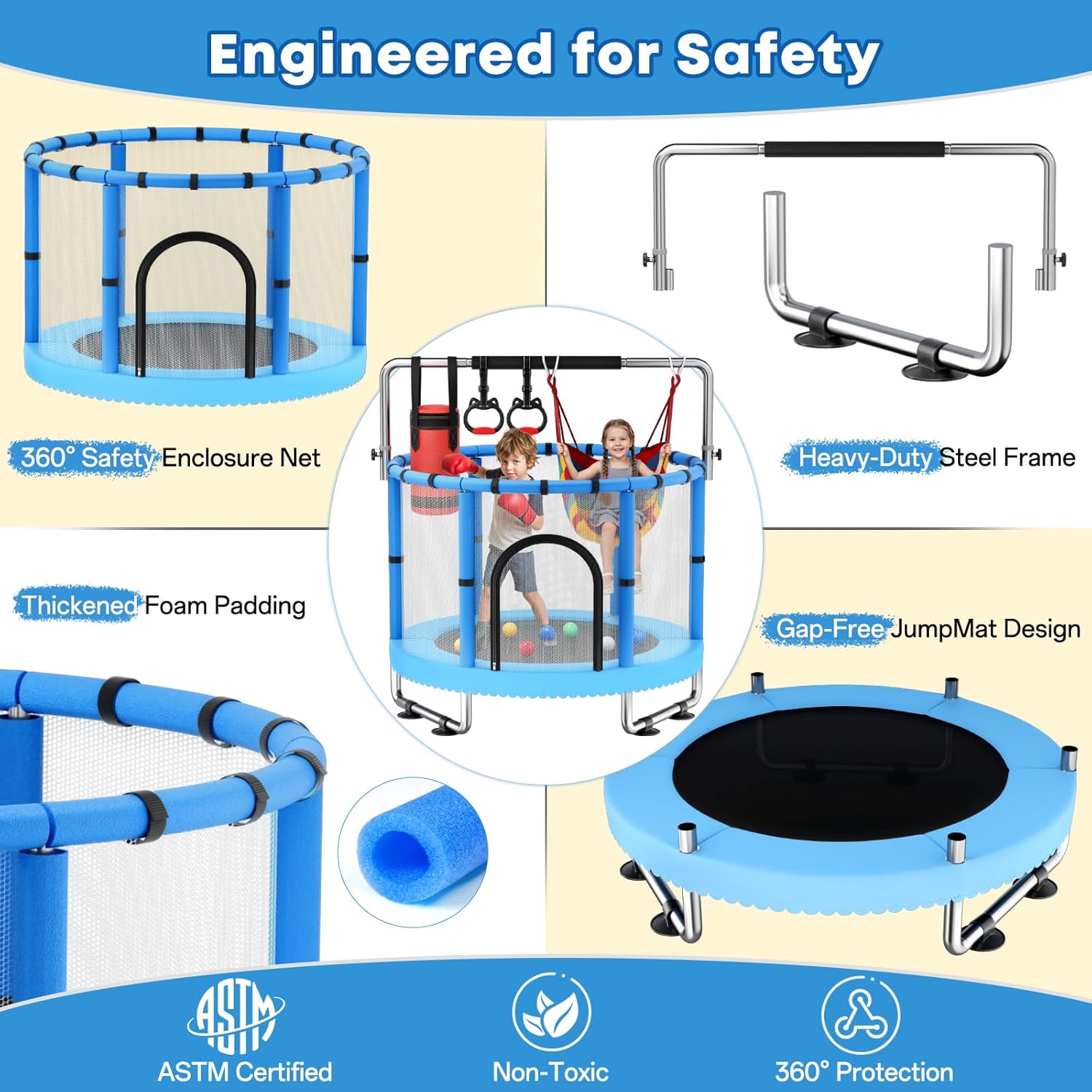 Toddler Trampoline,Trampoline  - Outdoor Furniture Sale incelemesi ve fiyatı