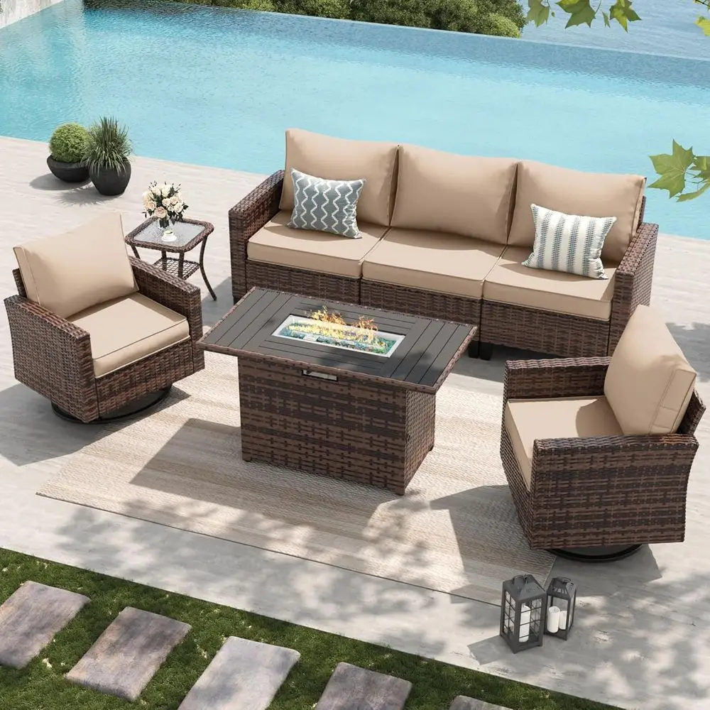 Outdoor Patio Furniture Set wi - Outdoor Furniture With Fire Pit incelemesi ve fiyatı
