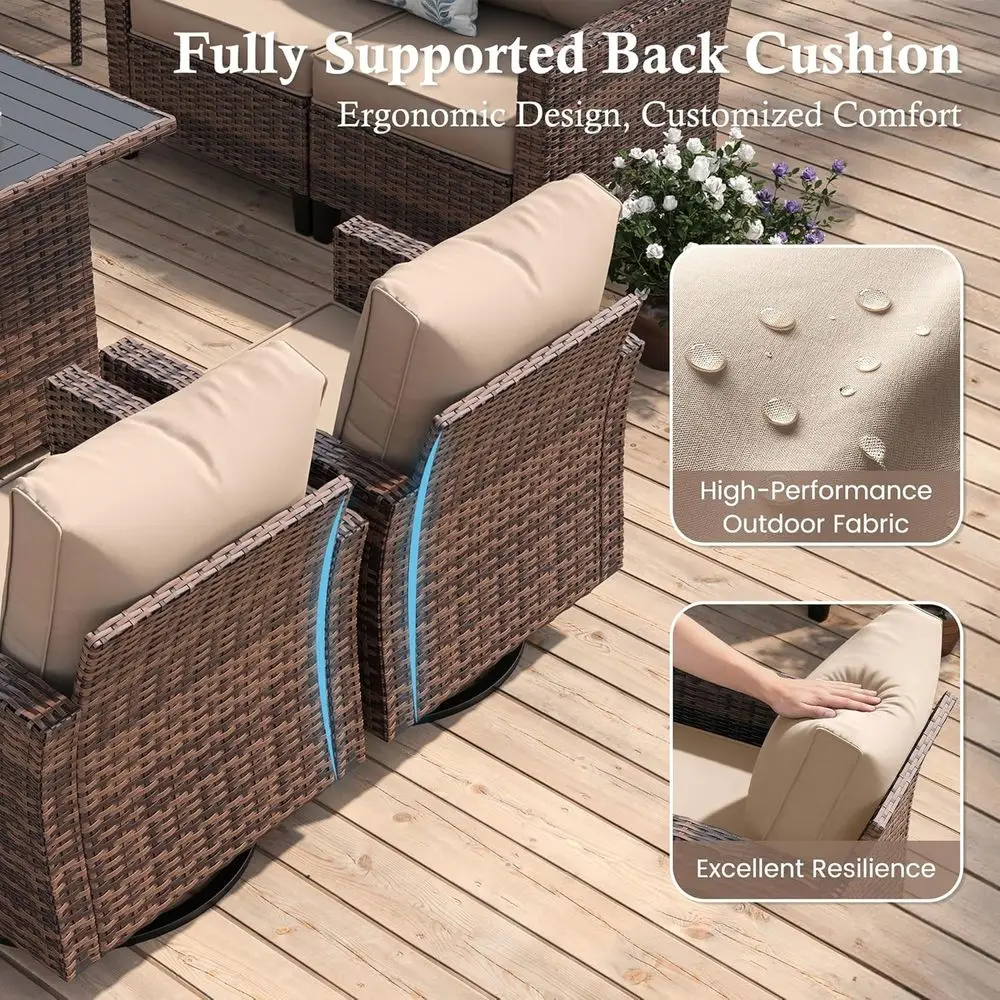 Outdoor Patio Furniture Set wi - Outdoor Furniture With Fire Pit incelemesi ve fiyatı