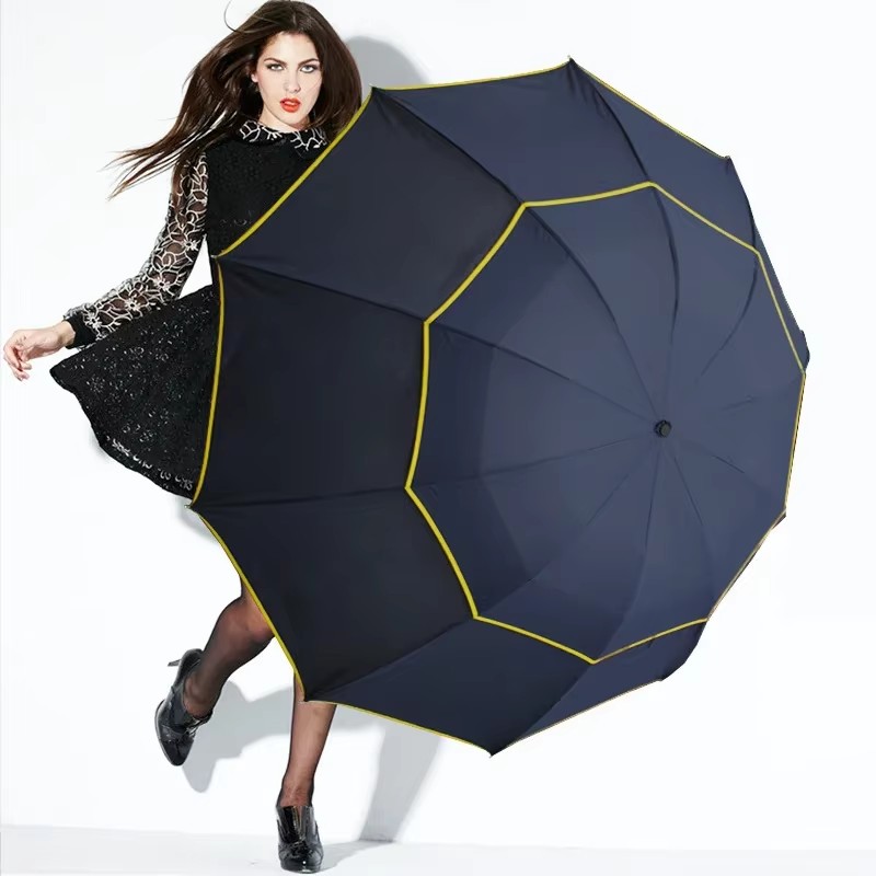 Double Strong Wind Resistant U - Parasol Umbrella Large incelemesi ve fiyatı
