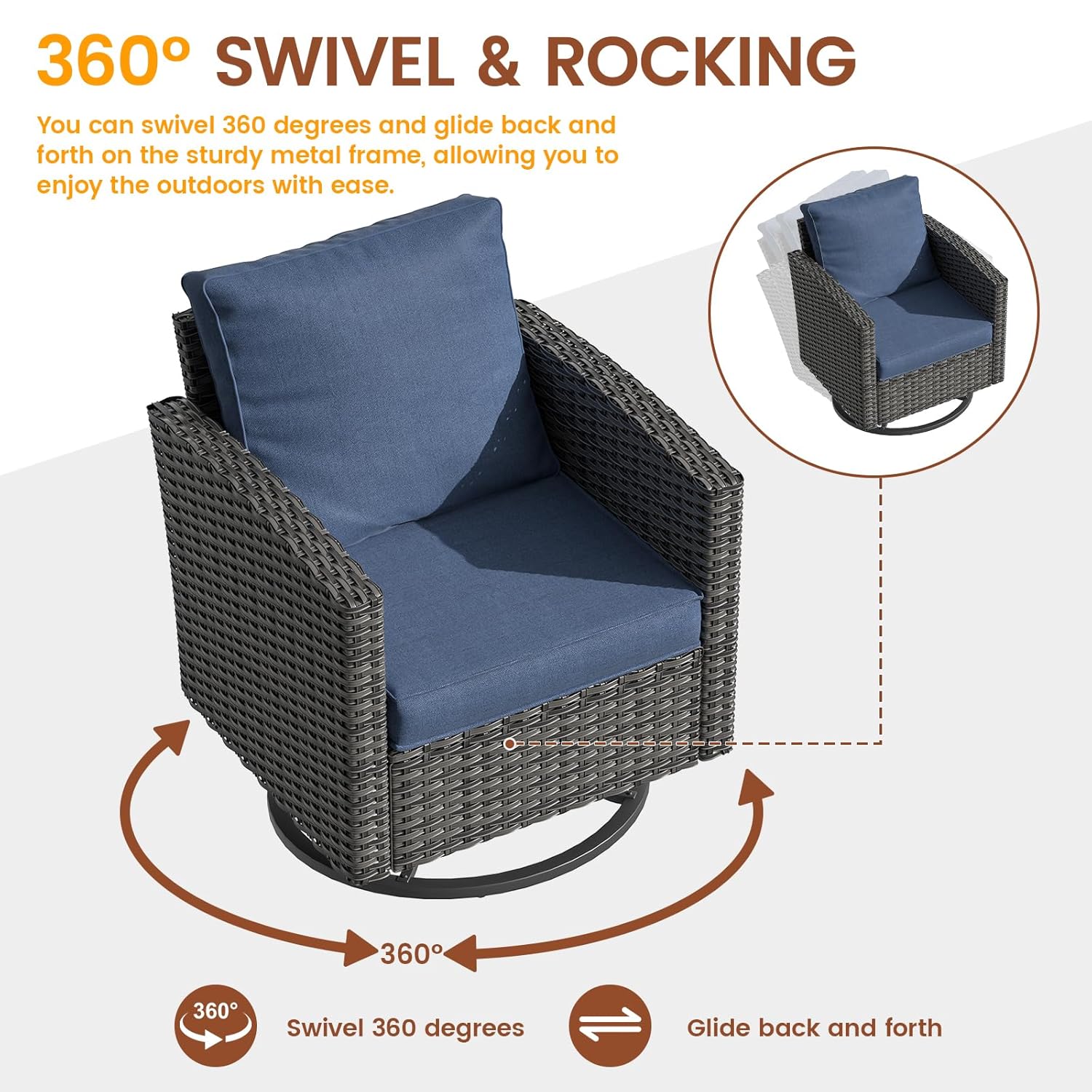 6pc Gray PE Rattan Sectional S - Outdoor Furniture With Fire Pit incelemesi ve fiyatı