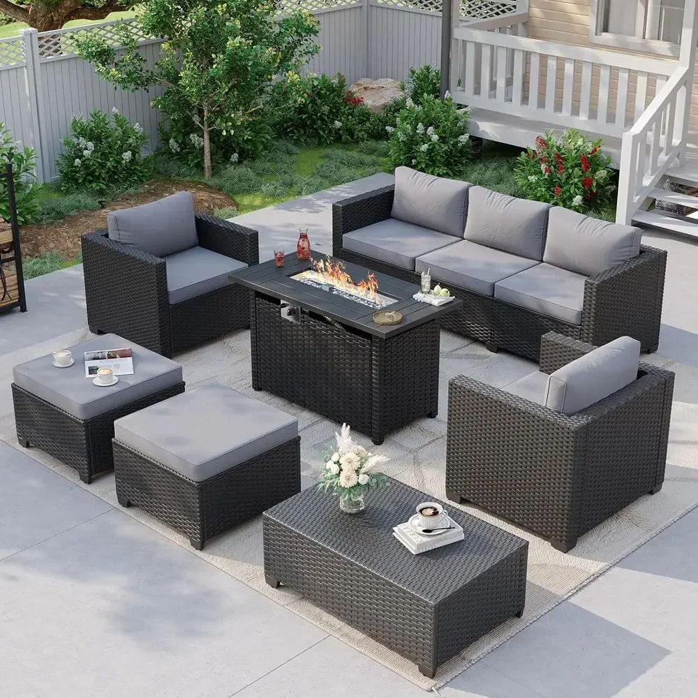 7-Piece Outdoor Patio Furnitur - Outdoor Furniture With Fire Pit incelemesi ve fiyatı