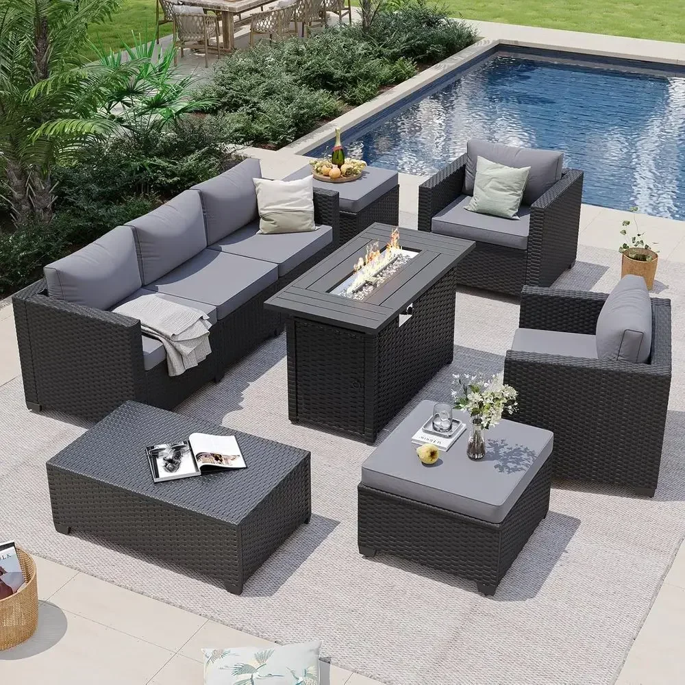 7-Piece Outdoor Patio Furnitur - Outdoor Furniture With Fire Pit incelemesi ve fiyatı