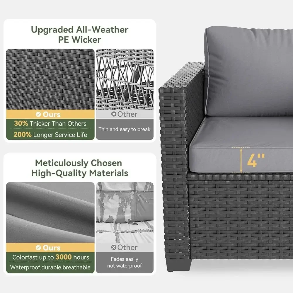 7-Piece Outdoor Patio Furnitur - Outdoor Furniture With Fire Pit incelemesi ve fiyatı