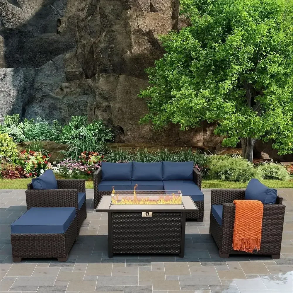 6-Piece Outdoor Patio Furnitur - Outdoor Furniture With Fire Pit incelemesi ve fiyatı