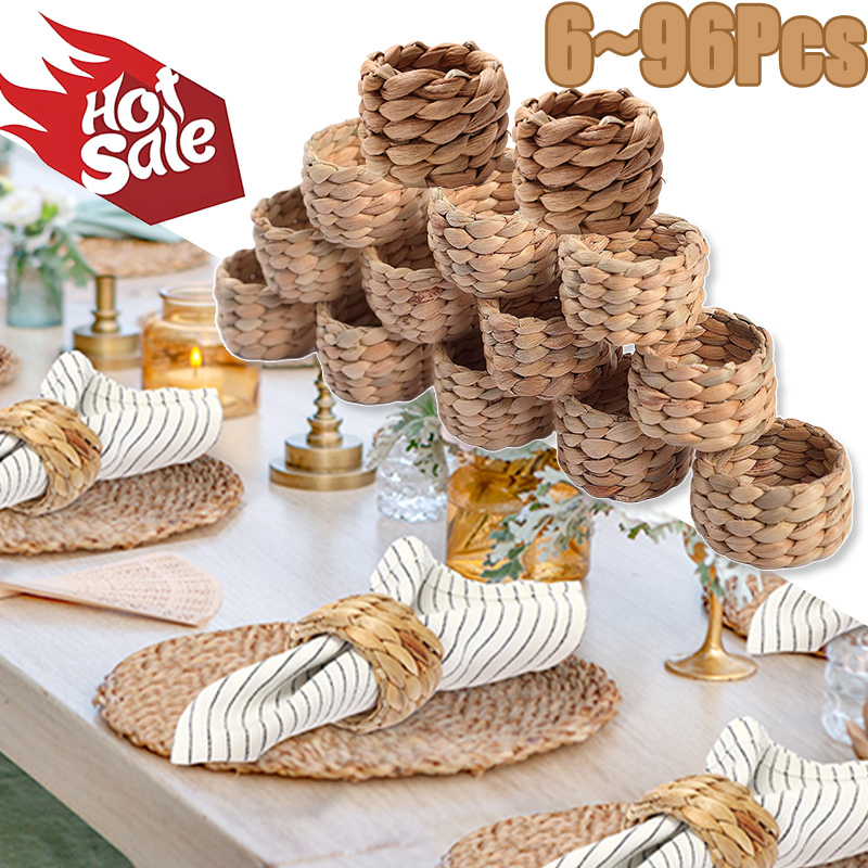 6/96Pcs Woven Handmade Napkin  - Outdoor Furniture Sale incelemesi ve fiyatı