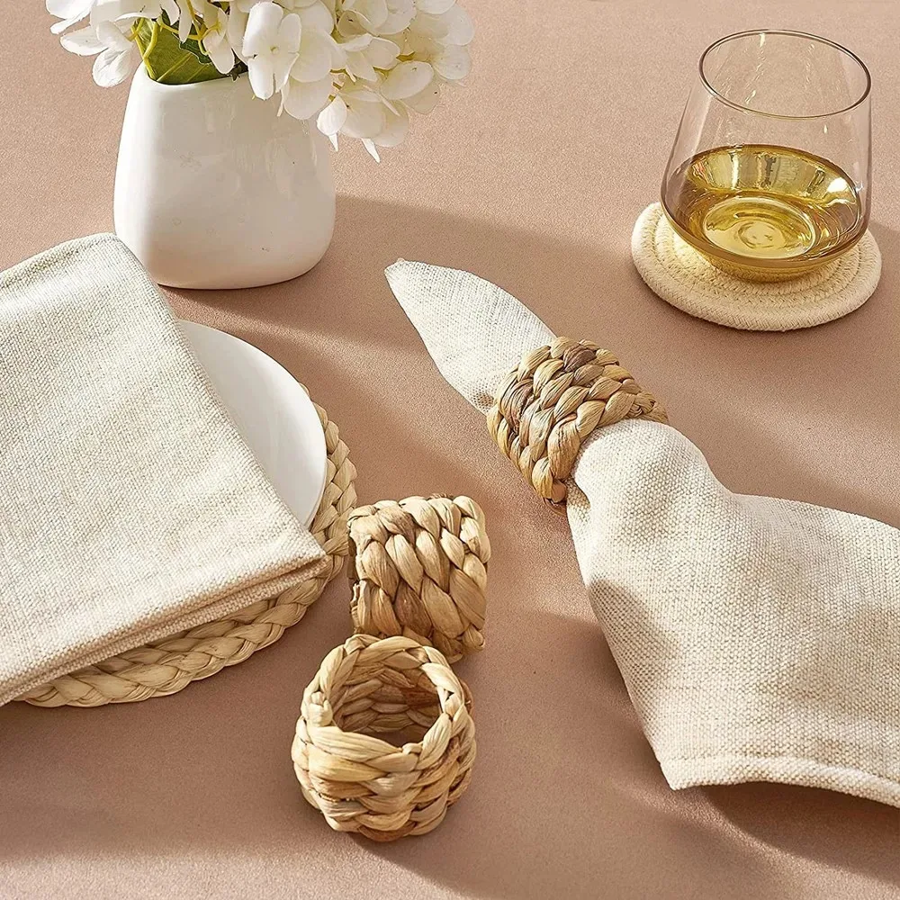 6/96Pcs Woven Handmade Napkin  - Outdoor Furniture Sale incelemesi ve fiyatı