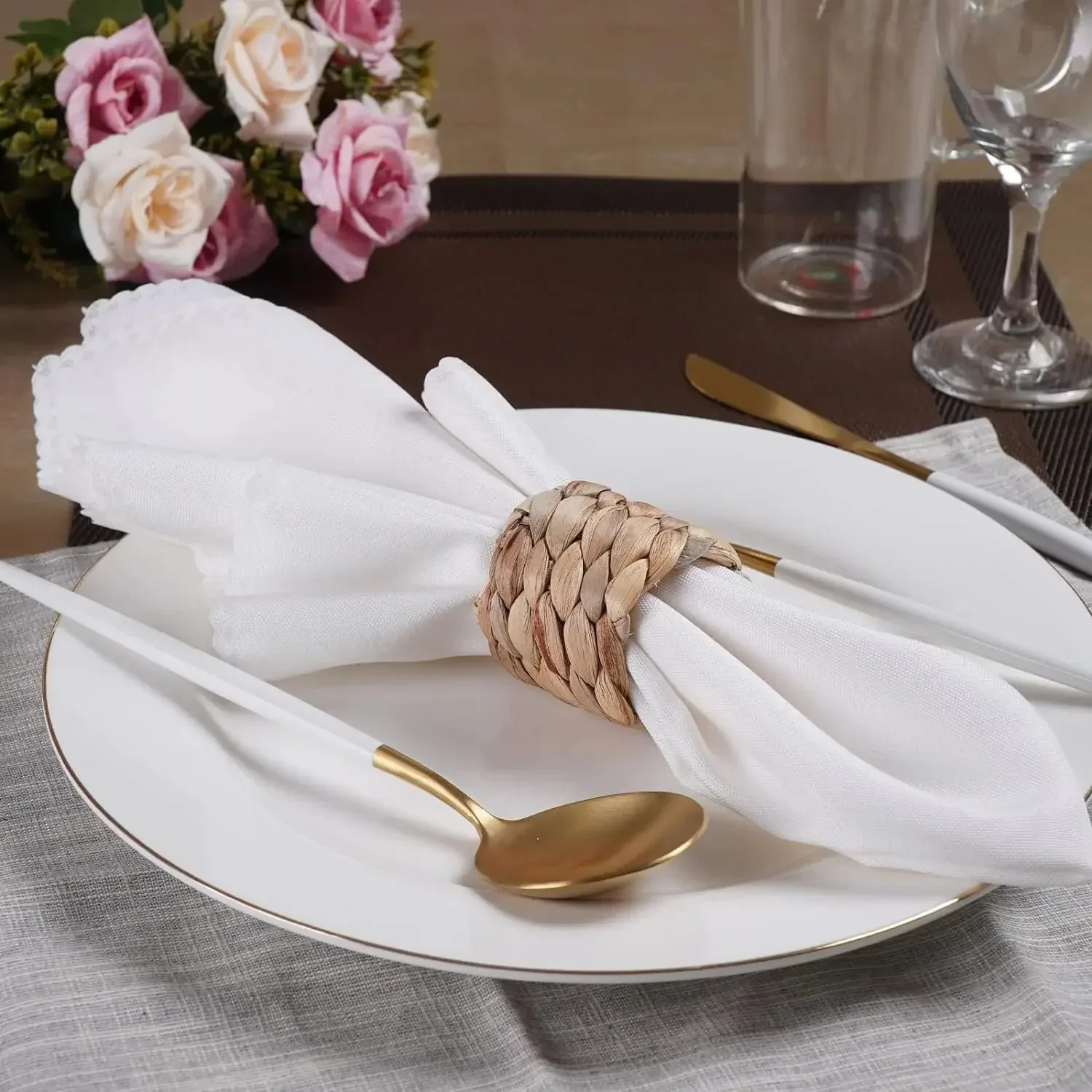 6/96Pcs Woven Handmade Napkin  - Outdoor Furniture Sale incelemesi ve fiyatı