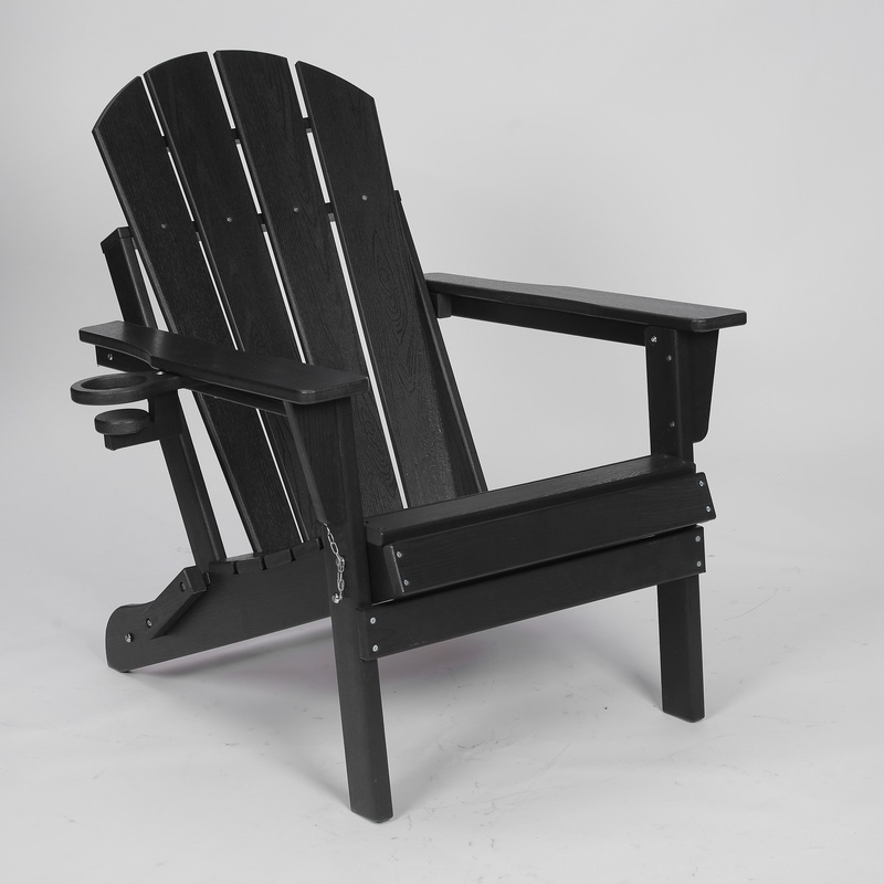 Black HDPE Folding Adirondack  - Adirondack Chair Wood incelemesi ve fiyatı